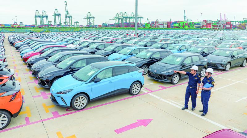 福州港江陰港區(qū)今年出口商品車已超萬輛